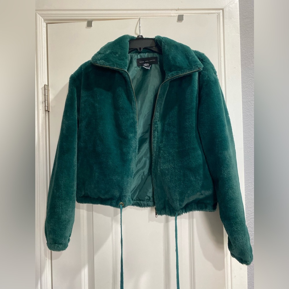 Victoria’s Secret Fuzzy Bomber Jacket